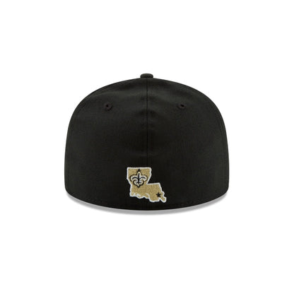 New Orleans Saints Black 59FIFTY Fitted Hat