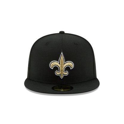 New Orleans Saints Black 59FIFTY Fitted Hat