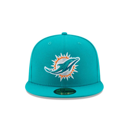 Miami Dolphins Teal 59FIFTY Fitted Hat