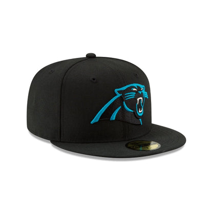 Carolina Panthers Black 59FIFTY Fitted Hat