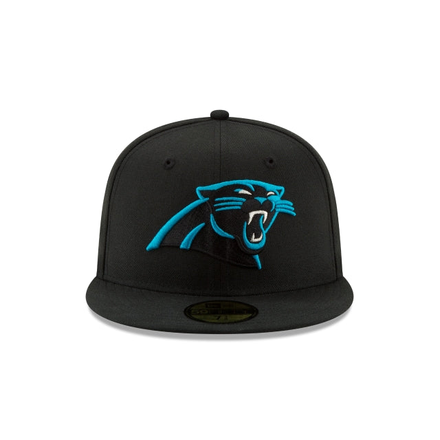 Carolina Panthers Black 59FIFTY Fitted Hat