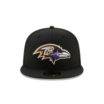 Baltimore Ravens Black 59FIFTY Fitted Hat