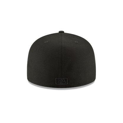 Los Angeles Angels Blackout Basic 59FIFTY Fitted Hat