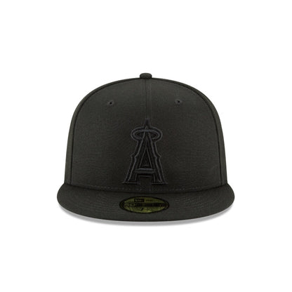 Los Angeles Angels Blackout Basic 59FIFTY Fitted Hat