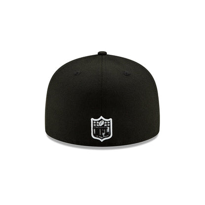 New York Jets Black and White 59FIFTY Fitted Hat