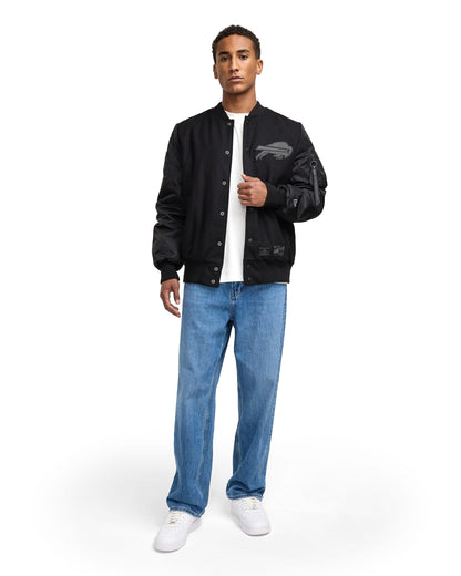 Alpha Industries x San Francisco 49ers MA-1 Wool Varsity Jacket Black