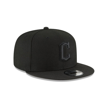 Cleveland Guardians Blackout Basic 9FIFTY Snapback Hat