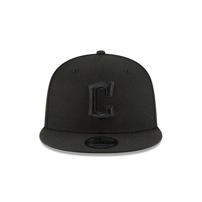 Cleveland Guardians Blackout Basic 9FIFTY Snapback Hat