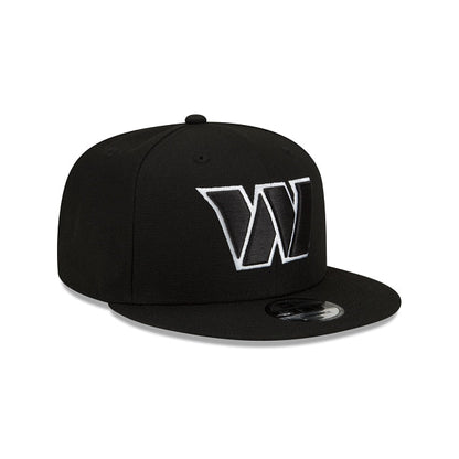 Washington Commanders Black and White 9FIFTY Snapback Hat